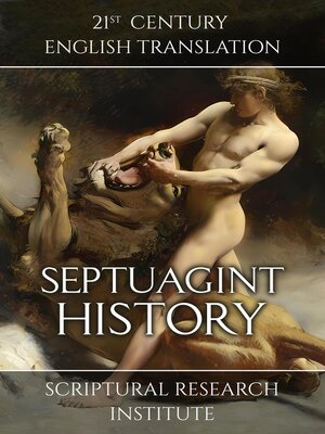 cover image of Septuagint--History